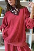 Terry B Classic Sweatshirt Strawberry Crush